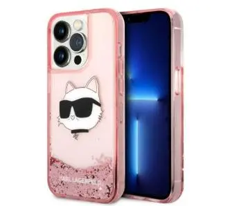 Etui Karl Lagerfeld Glitter Choupette Head KLHCP14LLNCHCP do iPhone 14 Pro