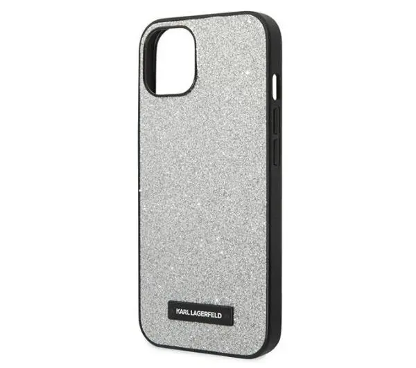 Karl Lagerfeld Glitter Plaque Logo KLHCP14MG2ELS do iPhone 14 Plus