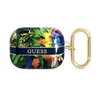 Etui na słuchawki Guess Flower Strap Collection do AirPods Pro Wielokolorowy