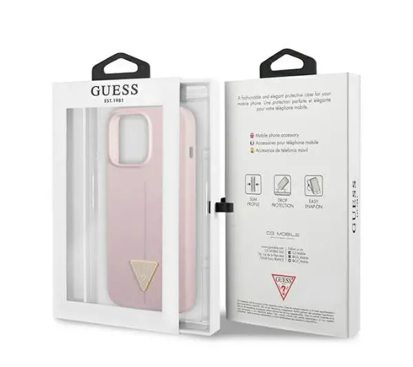 Guess Silicone Triangle GUHCP13XSLTGU do iPhone 13 Pro Max