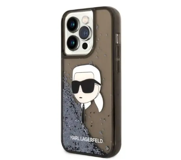 Karl Lagerfeld Glitter Karl Head KLHCP14LLNKHCK do iPhone 14 Pro