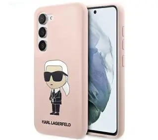 Karl Lagerfeld Silicone Ikonik KLHCS23MSNIKBCP do Samsung Galaxy S23+