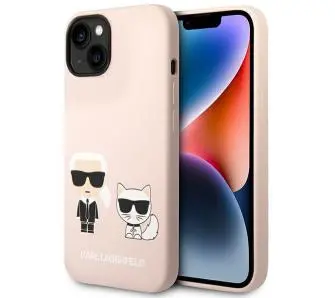 Etui Karl Lagerfeld Silicone Karl & Choupette Magsafe KLHMP14MSSKCI do iPhone 14 Plus