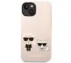 Etui Karl Lagerfeld Silicone Karl & Choupette Magsafe KLHMP14MSSKCI do iPhone 14 Plus