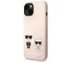 Etui Karl Lagerfeld Silicone Karl & Choupette Magsafe KLHMP14MSSKCI do iPhone 14 Plus