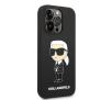 Etui Karl Lagerfeld Silicone Ikonik KLHCP14LSNIKBCK do iPhone 14 Pro