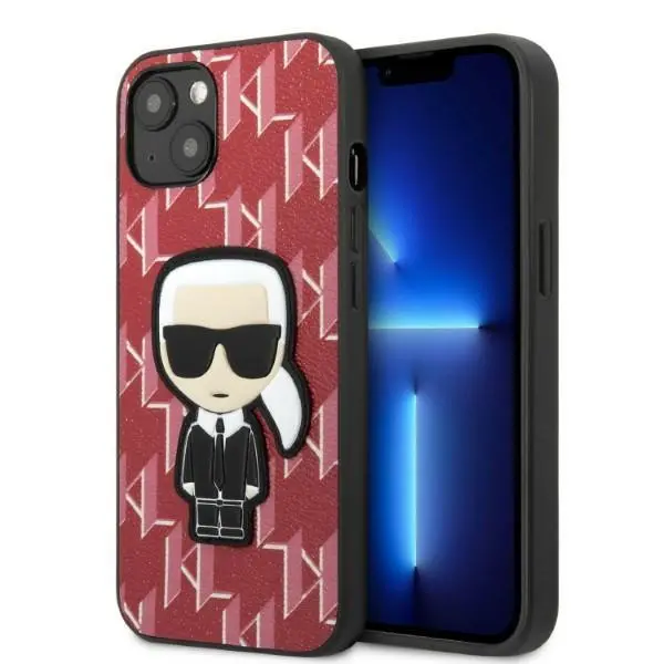Etui Karl Lagerfeld Monogram Ikonik Patch KLHCP13MPMNIKPI do iPhone 13