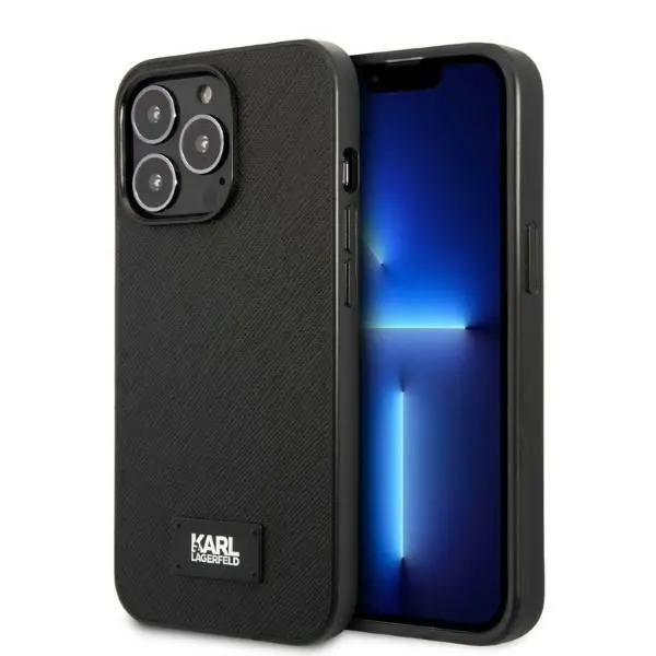 Etui Karl Lagerfeld Saffiano Plaque KLHCP13XSFMP2K do iPhone 13 Pro Max