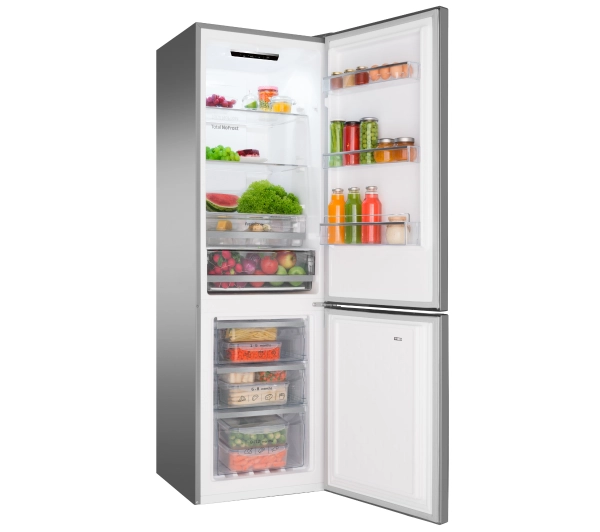 Amica FK299E.2FZXD Pełny No Frost 181cm Szuflada z kontrolą wilgotności Inox - DRUGI -30%, ALBO 5-TY ZA 1ZŁ - Kup na Raty - RRSO 0%