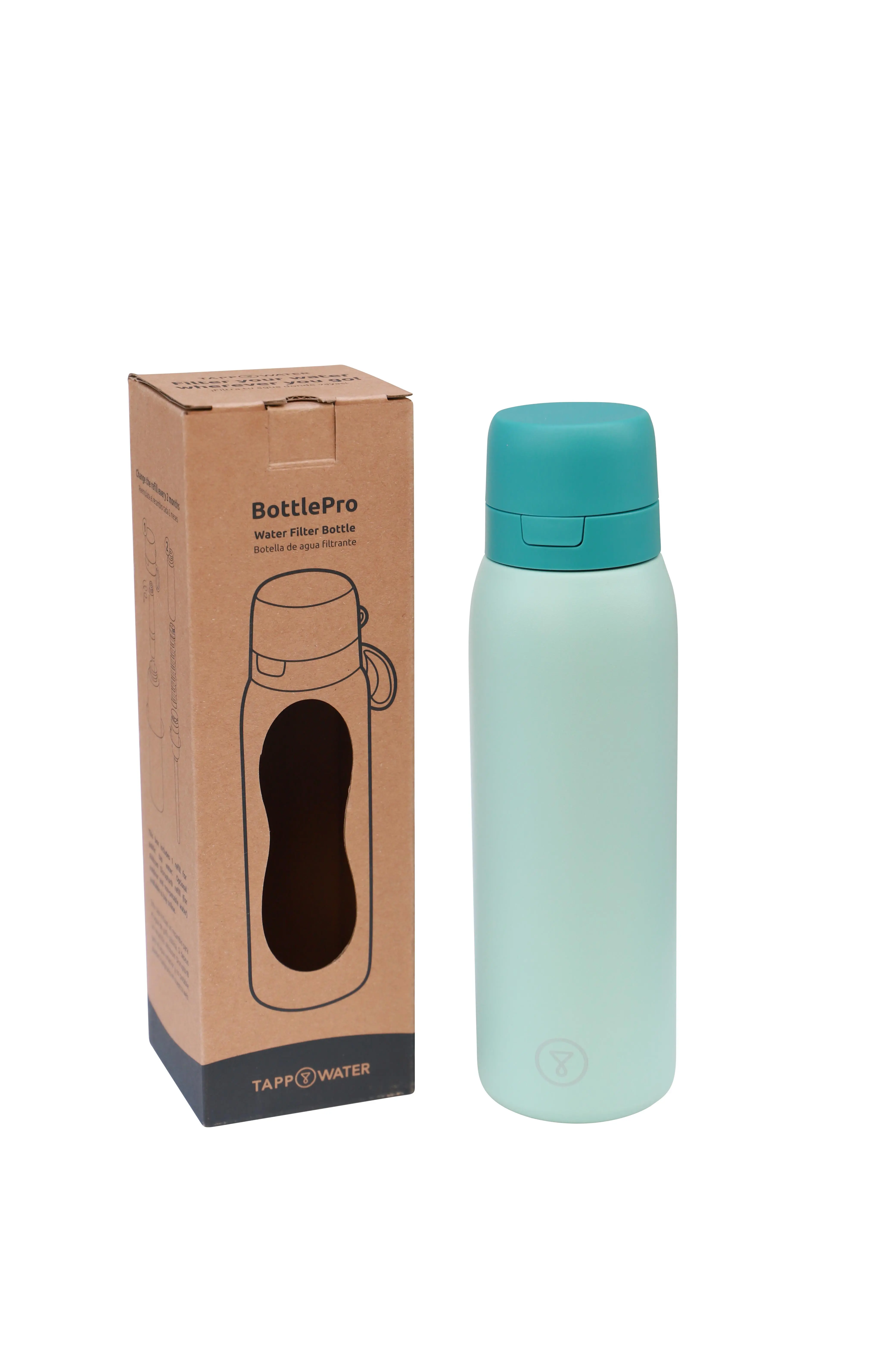 Butelka filtrująca Tapp Water Pro 0,74l Zielony