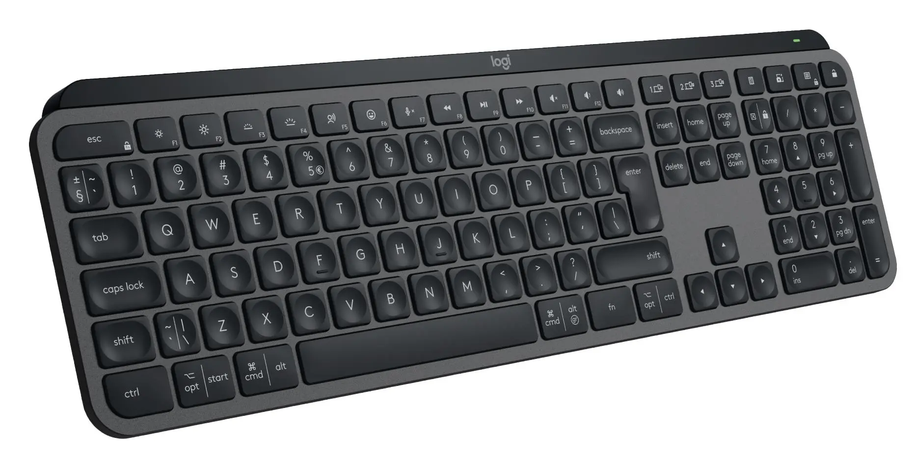 Klawiatura membranowa Logitech MX Keys S Grafitowy