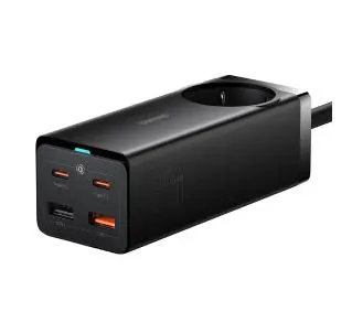 Baseus PSZM000901 GaN3 Pro 2x USB + 2xUSB-C + AC, 65W - ⚡ EURO HIT CENOWY! ⚡