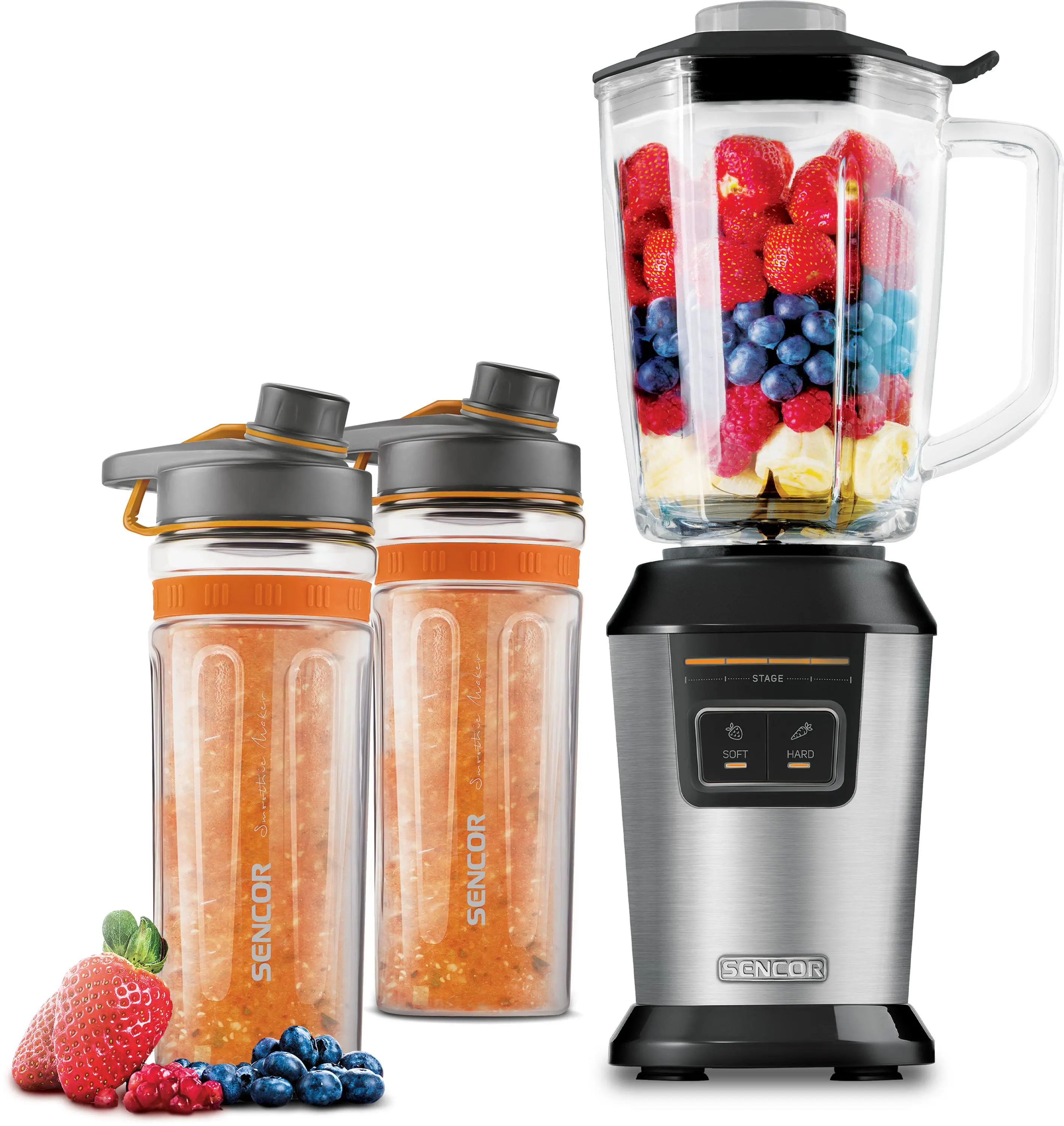 Blender kielichowy Sencor SBL 7550SS 0,9l 2 butelki