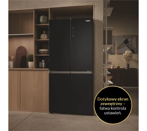 Haier Seria 5 HCR3818ENPT Pełny No Frost 181,5cm Komora świeżości Czarny - Kup na Raty - RRSO 0%