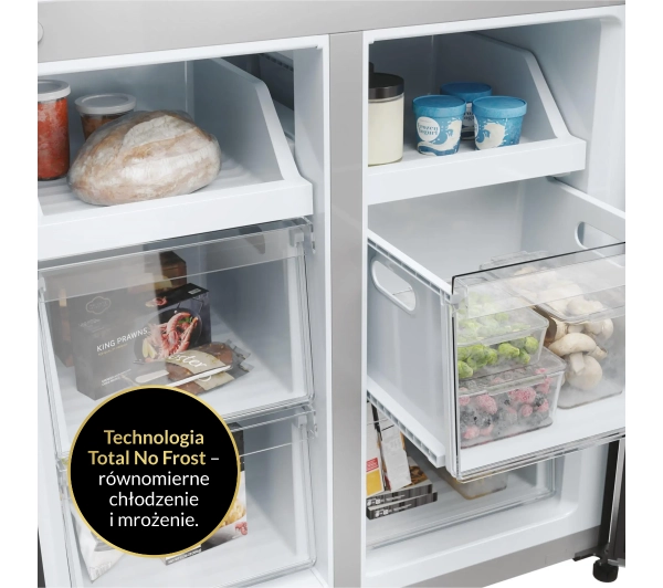 Haier Seria 5 HCR3818ENPT Pełny No Frost 181,5cm Komora świeżości Czarny - Kup na Raty - RRSO 0%