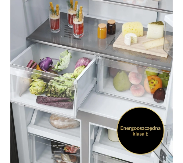 Haier Seria 5 HCR3818ENPT Pełny No Frost 181,5cm Komora świeżości Czarny - Kup na Raty - RRSO 0%