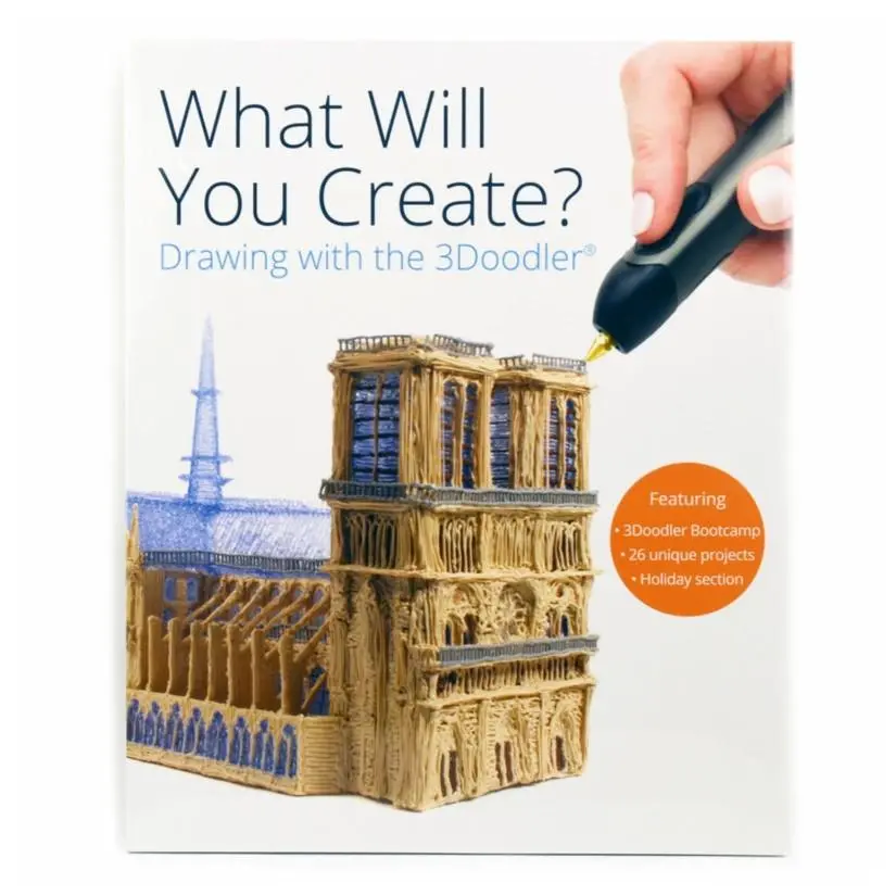 Książka 3Doodler 3DR2BK książka projektów język angielski