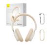 Słuchawki bezprzewodowe Baseus Bowie D05 Nauszne Bluetooth 5.3 Kremowy