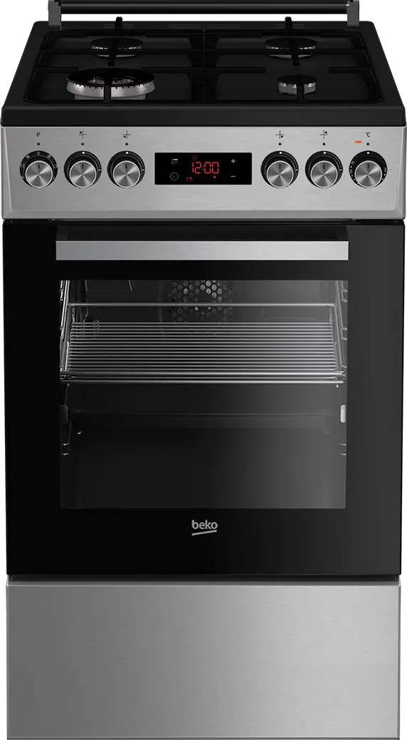 Kuchnia gazowo-elektryczna Beko FSM51331DXDT Termoobieg