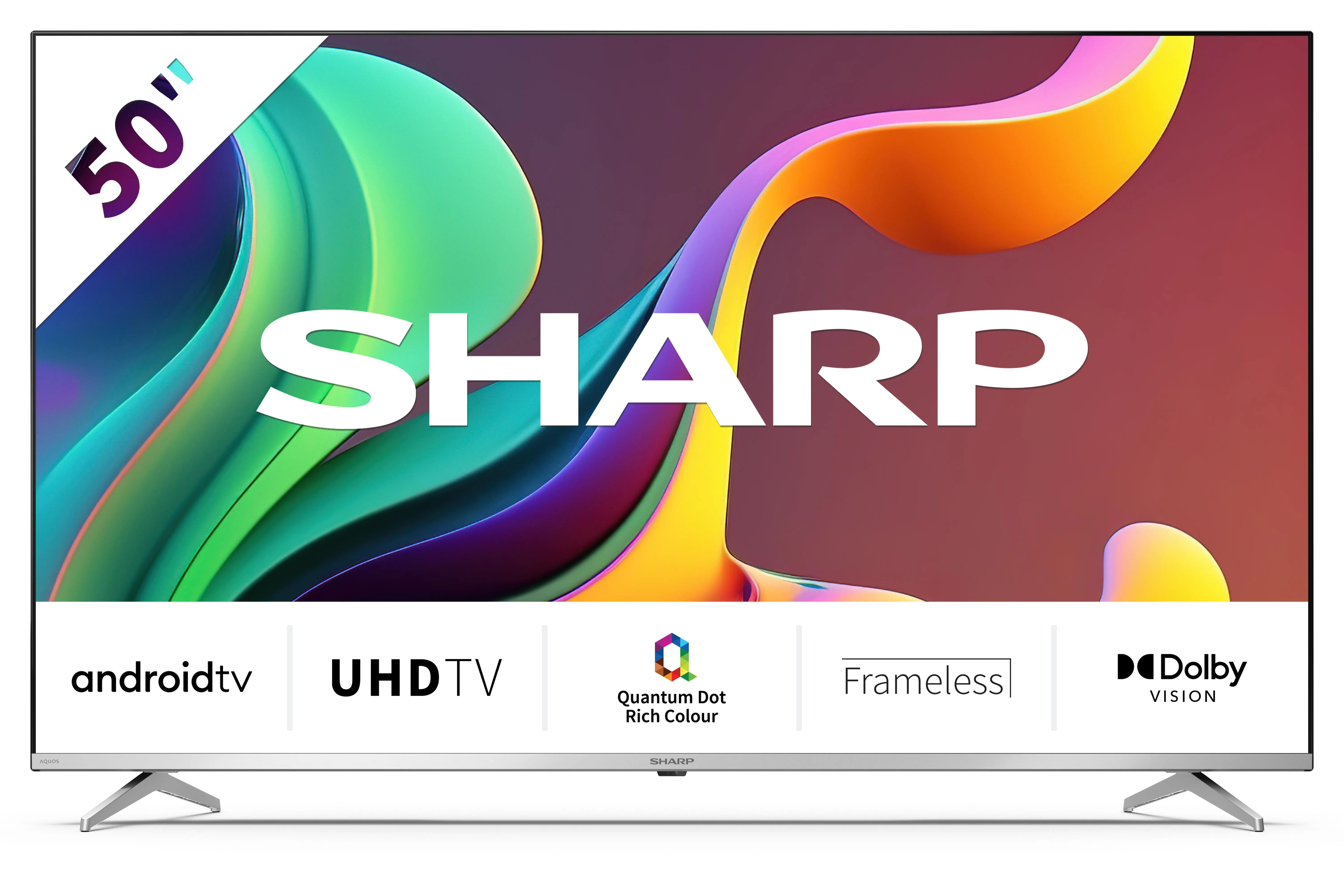 Telewizor Sharp 50FP5EA 50" QLED 4K Android TV Dolby Vision DVB-T2