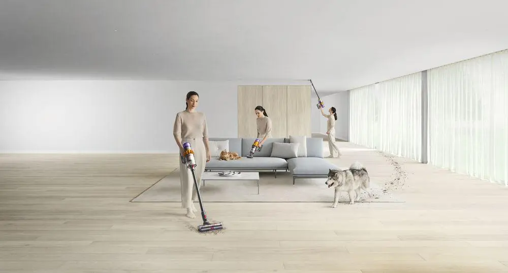 Odkurzacz Dyson V12 Detect Slim Absolute 60min Wymienny akumulator Mini elektroszczotka