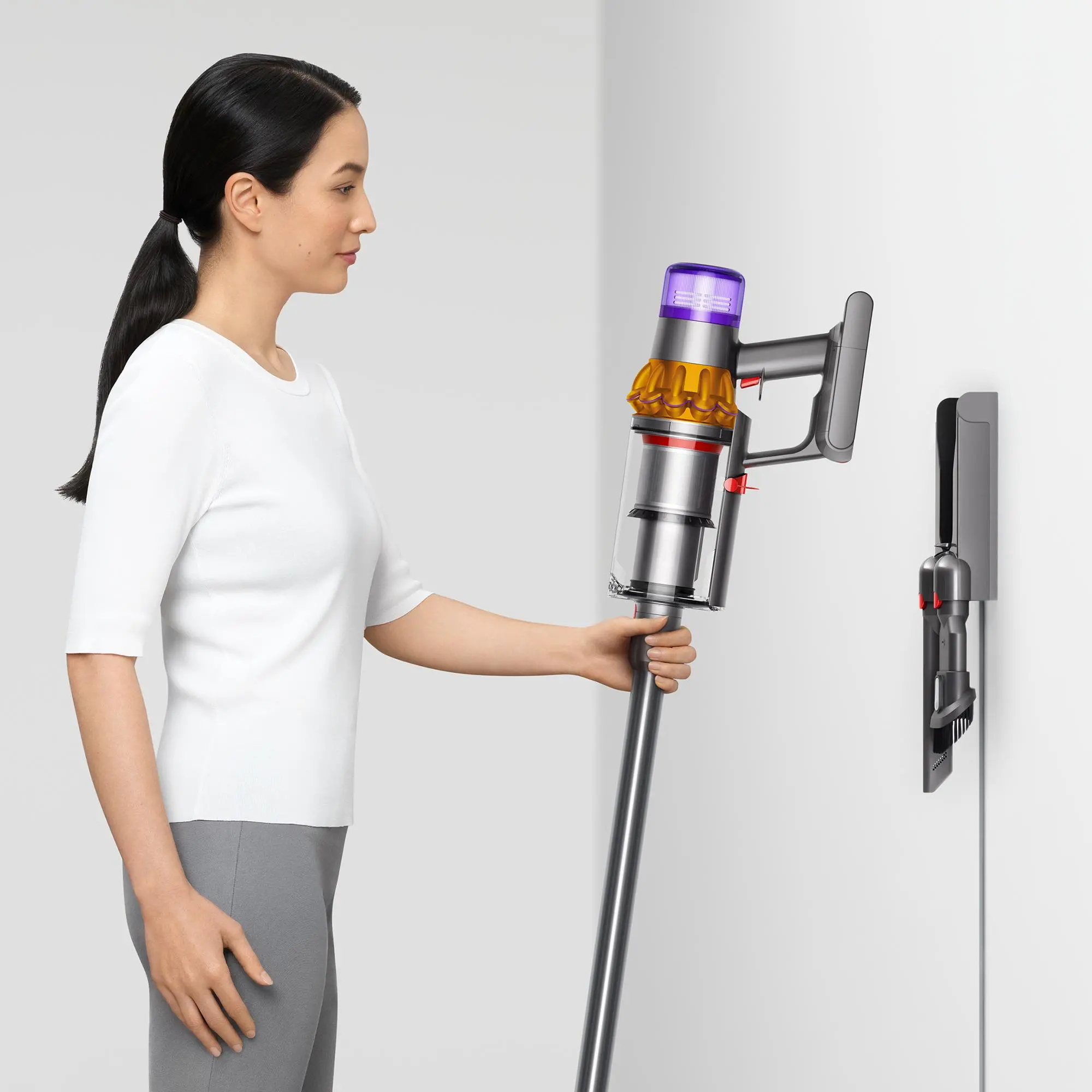 Odkurzacz Dyson V15 Detect Absolute wersja 2023 60min Wymienny akumulator