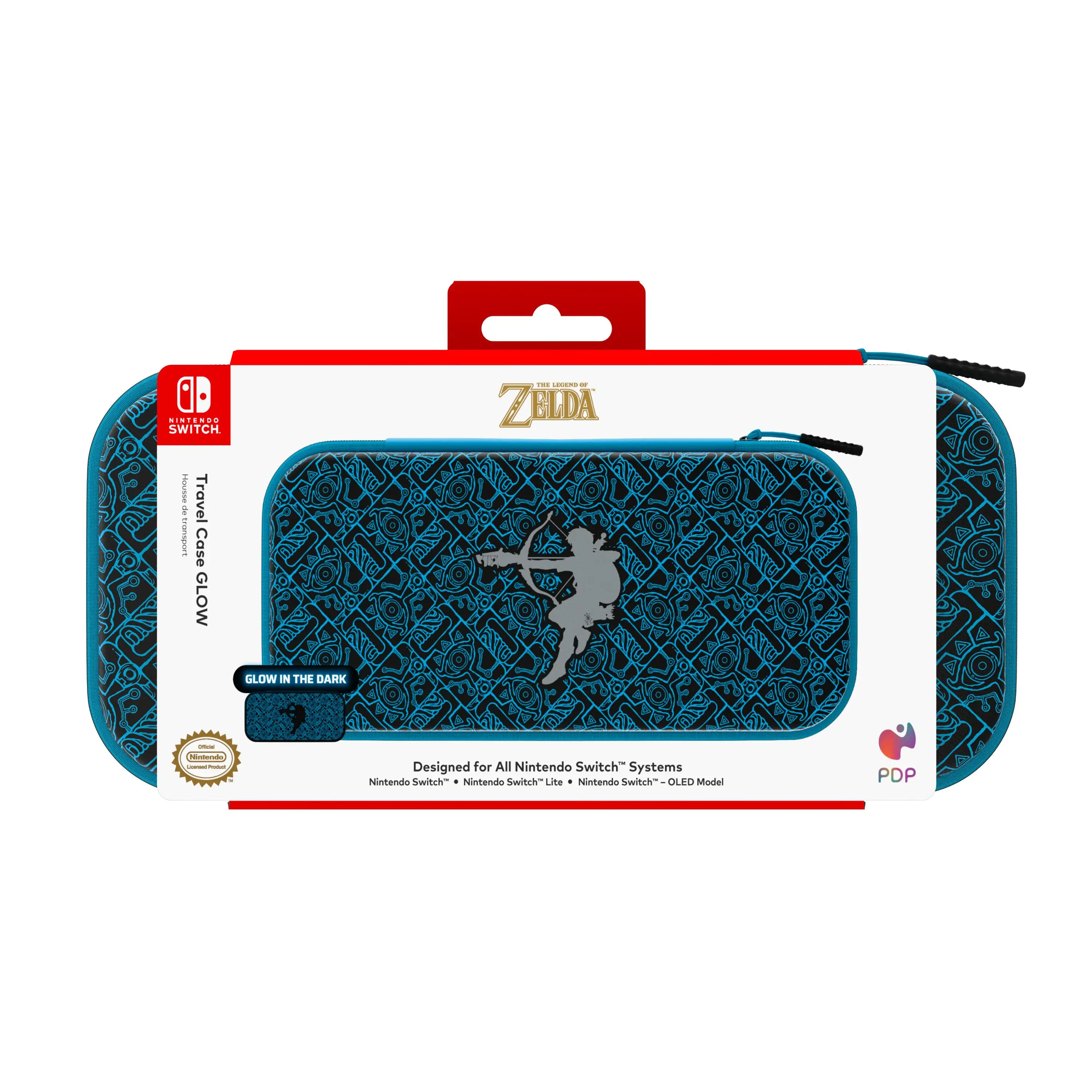 Etui PDP Travel Case Glow Zelda Sheikah Shoot do Nintendo Switch