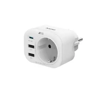 Smart plug Hama z ładowarką USB 20W Power Delivery USB-C USB-A 223342