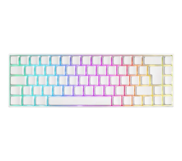 Deltaco GAM-100-W-UK Kailh Red Biały