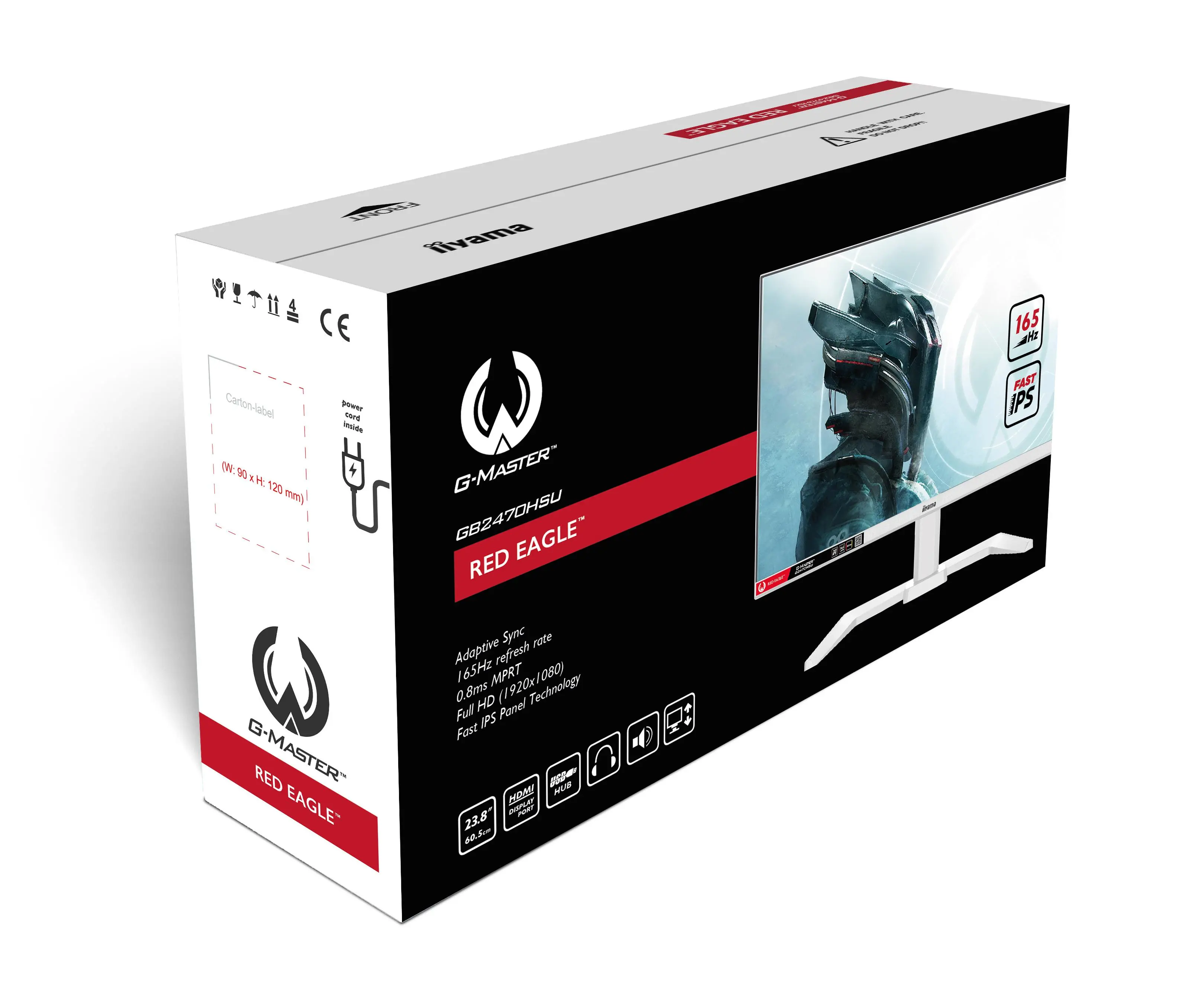 iiyama G-MASTER GB2470HSU-W5 ゲーミングモニター iiyama - G-Master GB2470HSU-W5 Red Eagle - dołącz do zawodowców