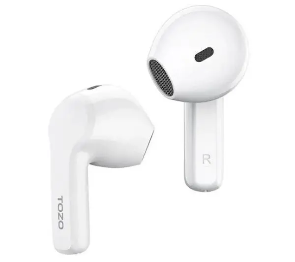 Tozo A3 Douszne Bluetooth 5.3 Biały