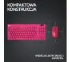 Klawiatura mechaniczna Logitech G Pro X TKL Lightspeed Tactile GX Brown Różowy