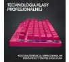 Klawiatura mechaniczna Logitech G Pro X TKL Lightspeed Tactile GX Brown Różowy