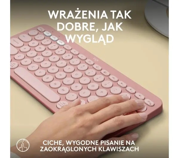 Logitech Pebble Keys 2 K380s Różowy