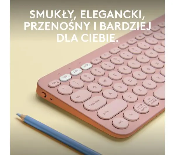 Logitech Pebble Keys 2 K380s Różowy