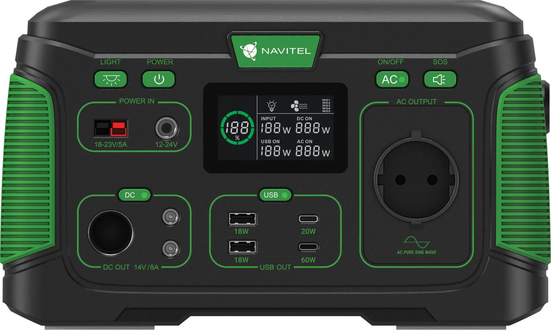 фото Зарядна станція Navitel NS300 300W 308Wh
