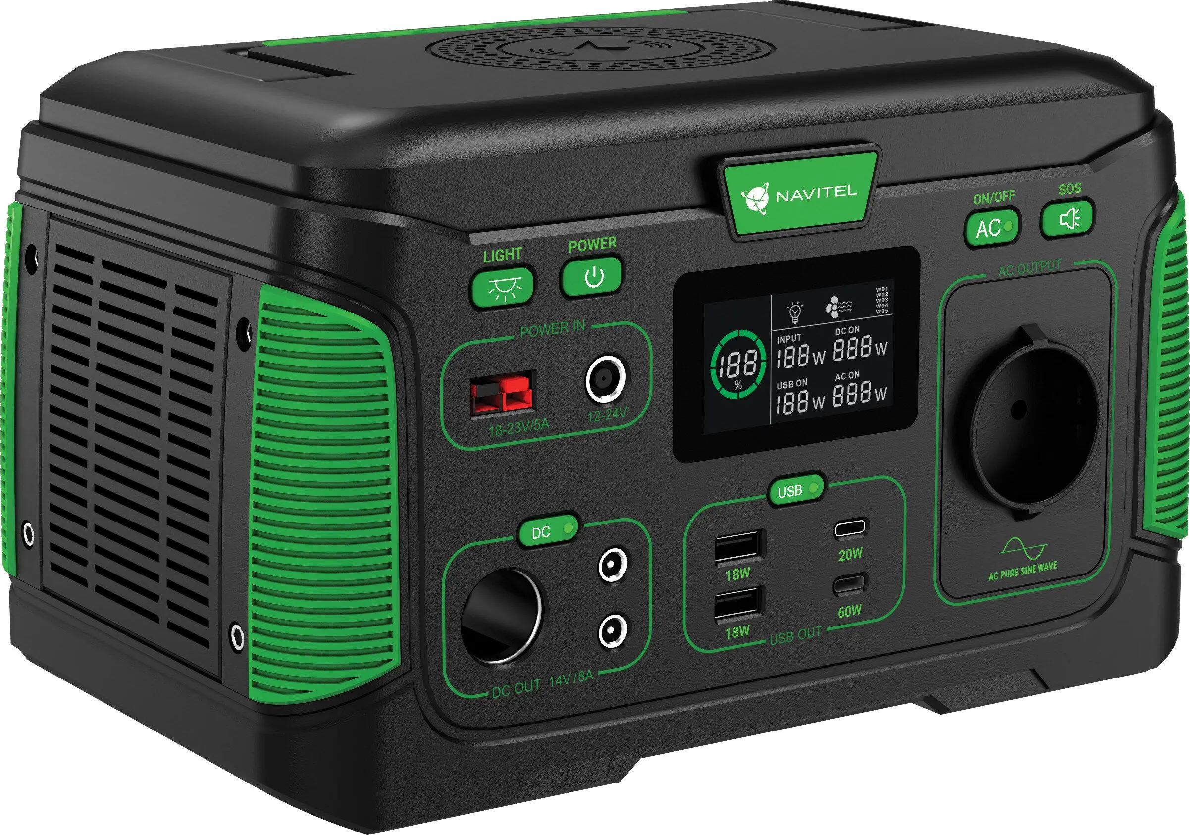 фото Зарядна станція Navitel NS300 300W 308Wh