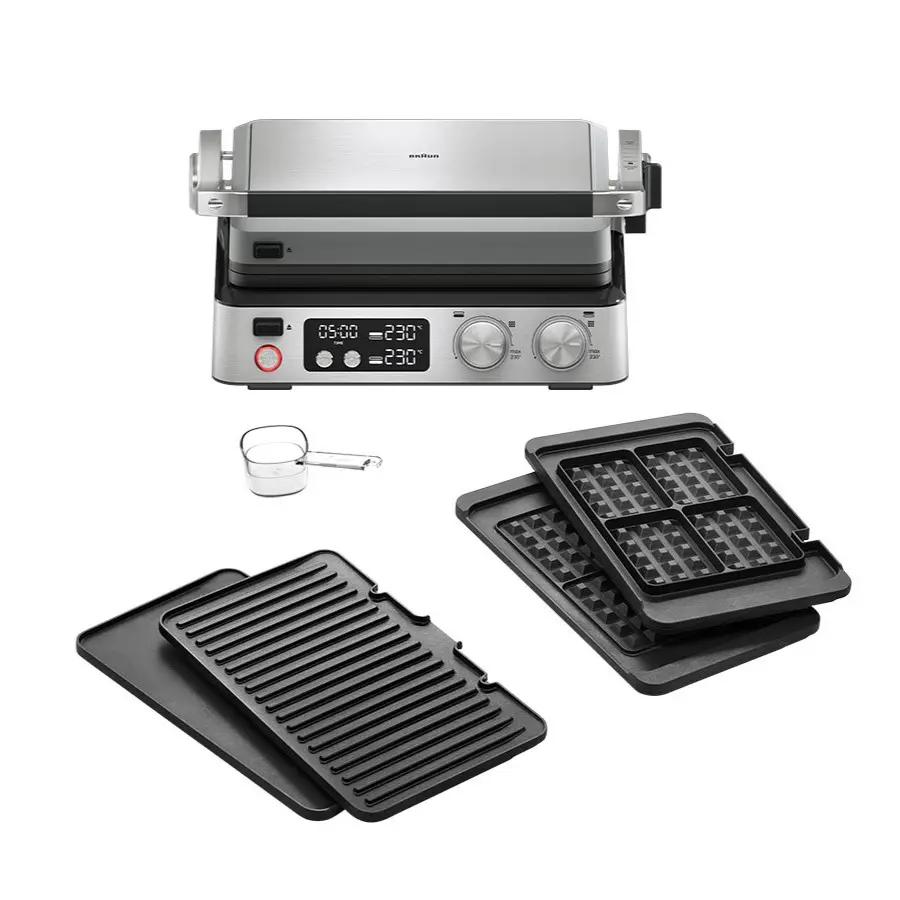 Grill elektryczny Braun MultiGrill 7 CG7044 + płyty do gofrów