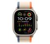 Smartwatch Apple Watch Ultra 2 GPS + Cellular koperta z tytanu 49mm opaska Trail Pomarańczowo/beżowy S/M