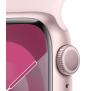 Smartwatch Apple Watch Series 9 GPS koperta 41 mm z aluminium w Różowym pasek sportowy Jasnoróżowym M/L