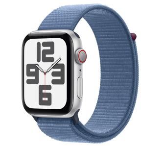 Smartwatch Apple Watch SE 2gen GPS + Cellular koperta 44mm z aluminium Srebrnym opaska sportowa Zimowy błękit