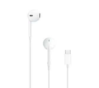 Słuchawki przewodowe Apple EarPods z wtyczką USB-C do iPhone 15 Douszne Mikrofon Biały