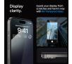 Szkło hartowane Spigen z aplikatorem Glas.tR EZ Fit FC do iPhone 15 Czarny - 2 pack