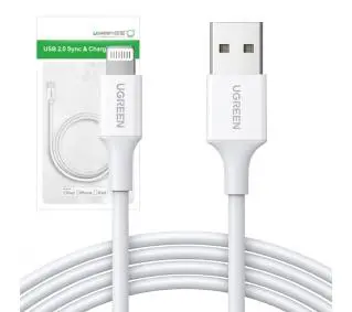 UGREEN Lightning MFi 1m US155 Biały