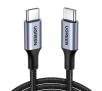 Kabel UGREEN USB-C do USB-C US316 100W 5A 0,5m Czarny