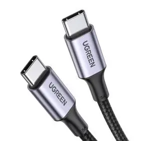 UGREEN USB-C do USB-C US316 100W 5A 0,5m Czarny - ⚡ BESTSELLERY ⚡