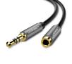 Kabel  audio UGREEN AV118 Przedłużacz audio jack 3,5 mm 0,5m (czarny)
