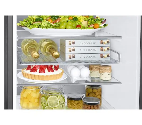 Samsung RB34C775CB1 Funkcje AI Pełny No Frost 185,3cm Szuflada z kontrolą wilgotności Zdalne sterowanie Grafitowa Stal - TRZECI -55%, ALBO 5-TY ZA 1ZŁ - Kup na Raty - RRSO 0%