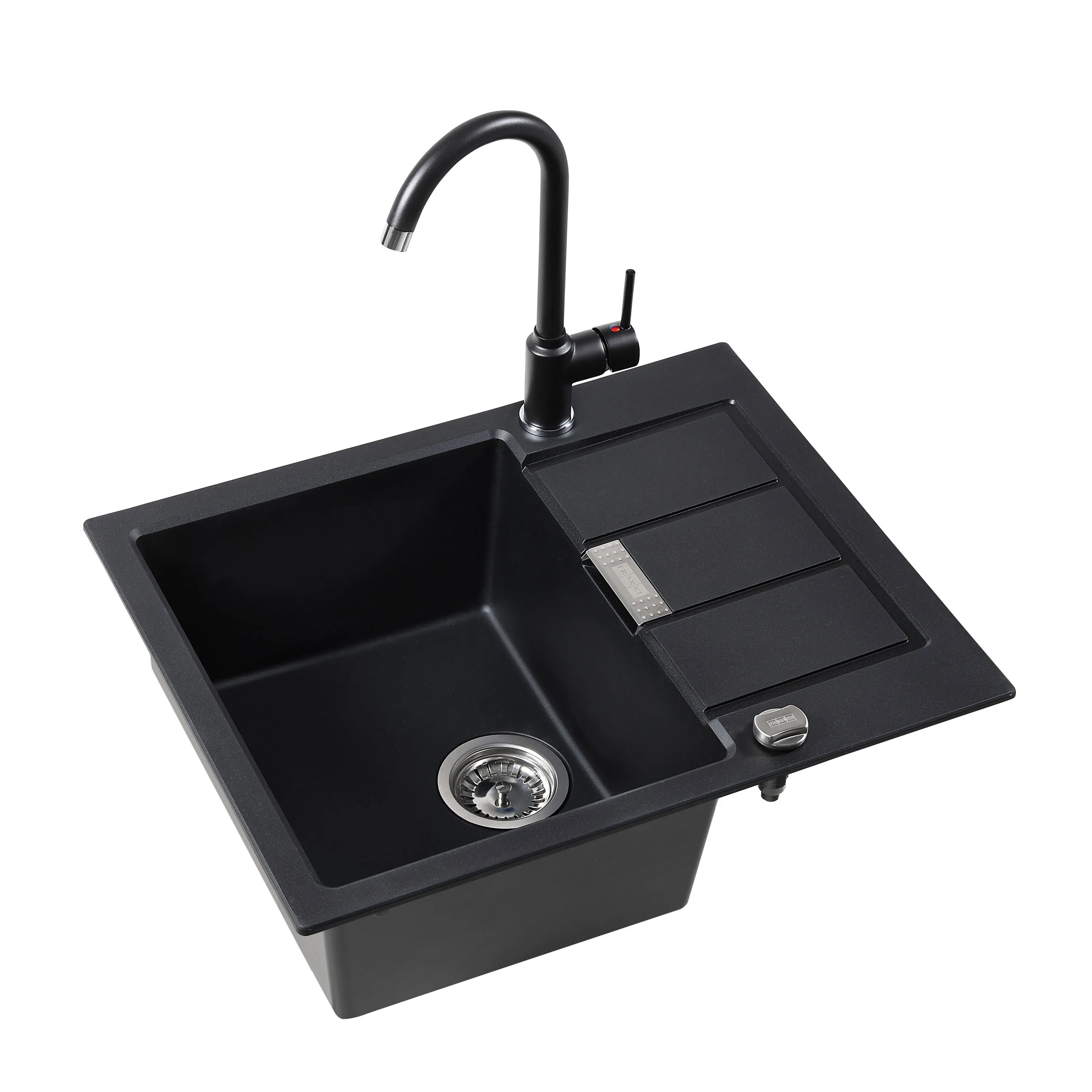 Zlewozmywak Franke Sirius 2.0 S2D 611-62 Onyx + bateria Pola Onyx