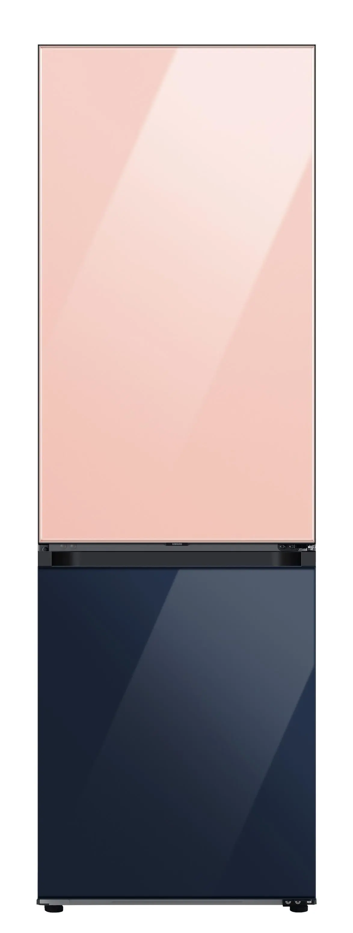 Lodówka Samsung Bespoke RB38C7B6AAP Pełny No Frost 203cm Szuflada z kontrolą wilgotności Soczysta Brzoskwinia/Elegancki Granat